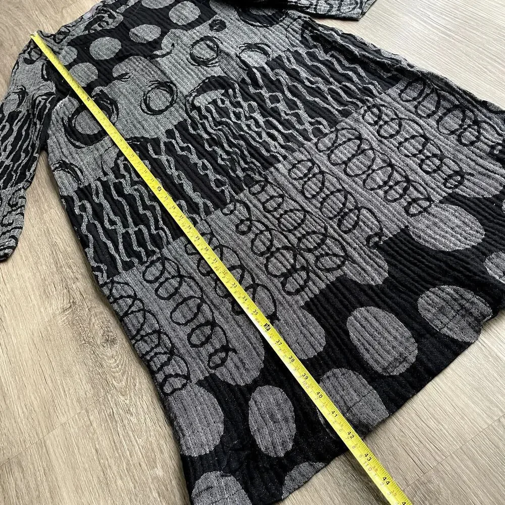 Sahara Abstract Jacquard Wool Blend Dress Women's 2​​​​ - Picture 4 of 8